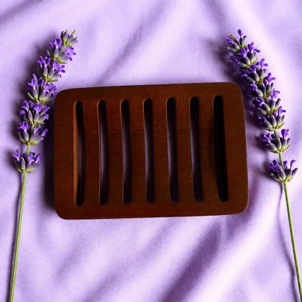 Rectangular Bamboo Soap Dish