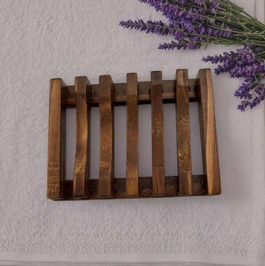 Rustic Bamboo Soap Dish